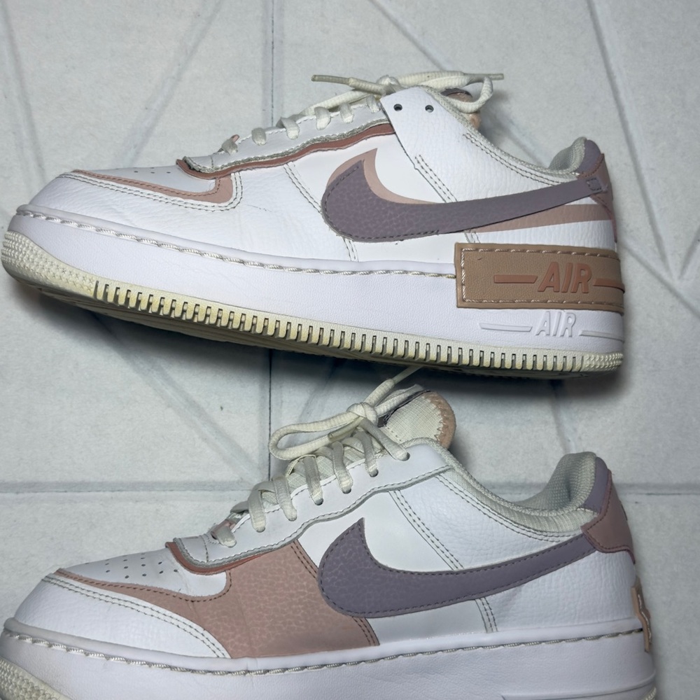 Nike Air Force 1 Shadow "Pale Coral/Cashmere" - Women’s 8.5 (CI0919-11) - Picture 3 of 11